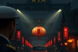 《逆流之岸》江边逆光剪影剧照